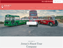 Tablet Screenshot of jerseybustours.com